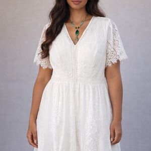 White Lace Dress